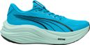 Puma Hardloopschoenen MagMax Nitro Blauw/Groen Voor Mannen