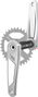 Title CR1 Cranks | 136 mm Axle | Chrome (Without Chainring)