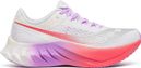 Running shoes Saucony Endorphin Pro 4 Blanc/Rose/Violet Woman