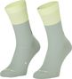 Calzini Scott Block Stripe Crew Grigio Giallo