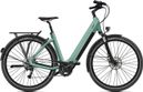 O2 Feel iSwan Explorer Boost 6.1 Univ Shimano Alivio 9V 432 Wh 27.5'' Verde Canopé  mountain bike elettrica