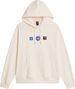 Felpa con cappuccio The North Face Explorer Badges Bianca Unisex