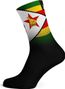 Paire de Chaussettes - Zimbabwe Black Flag Socks