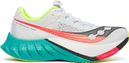 Chaussures Running Saucony Endorphin Pro 4 Blanc/Multicolore Femme