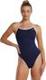 Damesbadpak Tyr Hexa Trinityfit Navy/Wit