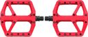 SDG Comp Flat Pedals Red