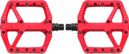 SDG Comp Flat Pedals Red