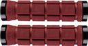 Paire de Grips Lizard Skins Northshore Lock-On Rouge