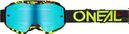 O'Neal B-10 Attack Goggle Black/Yellow Radium Blue Lens