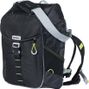 Zaino da bicicletta Basil Miles Nordlicht con striscia LED 17 litri nero