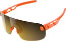 POC Elicit Sunglasses, Orange Translucent/Clarity Road, Partly Sunny Gold