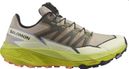 Scarpe da trail running da donna Salomon Thundercross Beige Yellow