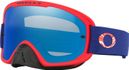 Máscara Oakley O-Frame 2.0 Pro MX Team Red / Black Ice Iridium / Ref : OO7115-64