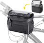Handlebar bag bike black WOZINSKY
