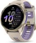 Montre GPS Garmin Forerunner 970 Beige Or Titane Soft Gold