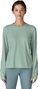 Camiseta de manga larga Patagonia Capilene Cool Sun verde para mujer