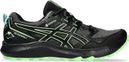 Chaussures de Trail Running Asics Gel Sonoma 7 GTX Noir Vert