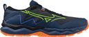 Mizuno Wave Daichi 9 Men's Trail Running Shoes - Blue/Orange