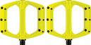 Coppia Pedali Spank Spoon DC Flat Gialli