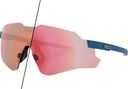 Gafas unisex KOO Nebula azul medianoche mate / fotocromáticas con espejo en oro rosa