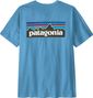 Camiseta de manga corta Patagonia P-6 con logotipo azul para hombre