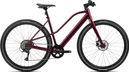 Orbea Vibe Mid H30 Bicicleta eléctrica de ciudad Shimano Acera 8S 250 Wh 700 mm Rojo burdeos metalizado 2024