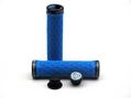 SB3 Pair of grips LOGO + lock On Blue Black