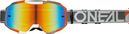 O'Neal B-10 Duplex Goggle Grey/Orange Radium Lens Red