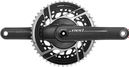 Kurbelgarnitur Leistungsmesser Sram Red E1 DUB 46-33 Zähne 2x12V (ohne Gehäuse) Schwarz