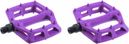 DMR Pair of Flat Pedals V6 Purple