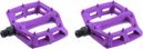DMR Paar flache Pedale V6 Lila