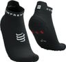 Chaussettes Compressport Pro Racing Socks V4.0 Run Low Noir/Blanc