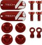 Customisation Kit for Hope Tech 4 V4 Brakes Red