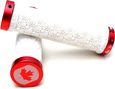 SB3 Pair of grips LOGO + lock On White Red Canada