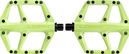Paire de Pédales Plates Look Trail Fusion Vert Lime