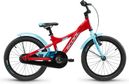 Vélo enfant S'COOL XXlite - 1 vitesse - Rouge/Bleu clair