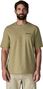 Maglietta a maniche corte Patagonia P-6 Logo Responsibili-Tee Verde Uomo