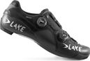 Lake CX403-X Road Shoes Black / Silver - Modelo horma ancha