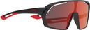 Kinderbrille AZR Pro Race Mini Schwarz mit rotem Glas