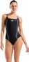 Costume da bagno Arena Control Pro Back Nero/Verde Donna