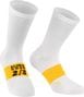 Chaussettes Unisexe Assos Spring Fall Evo Blanc/Jaune