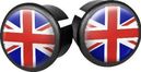 Capes de direction UK 20 mm rouges / bleus