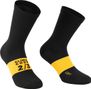 Chaussettes Unisexe Assos Spring Fall Evo Noir/Jaune