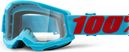 100% STRATA 2 Goggle | Summit Red Blue | Clear Lenses