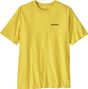 Maglietta a maniche corte Patagonia P-6 Logo Responsibili-Tee Giallo Uomo