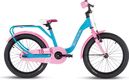 Vélo enfant S'COOL niXe - vitesse - Océan/Rose