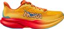 Chaussures Running Hoka One One Mach 6 Large 2E Orange Homme