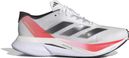 Zapatillas adidas Adizero Boston 12 Blanco/Rojo Hombre