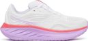 Running shoes Saucony Ride 18 Blanc/Violet Femme