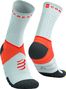 Calze Compressport Ultra Trail V2.0 Grigio/Corallo